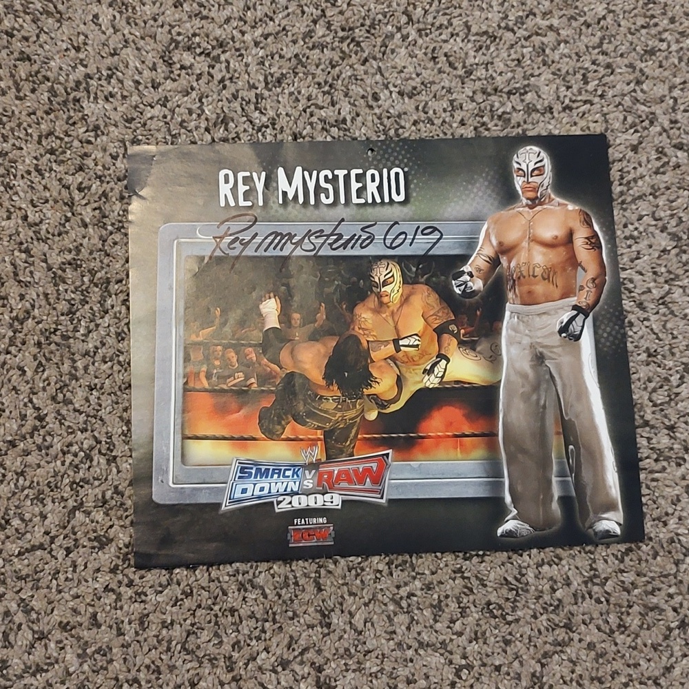 Rey Mysterio Signed Autograph Magazine Pic